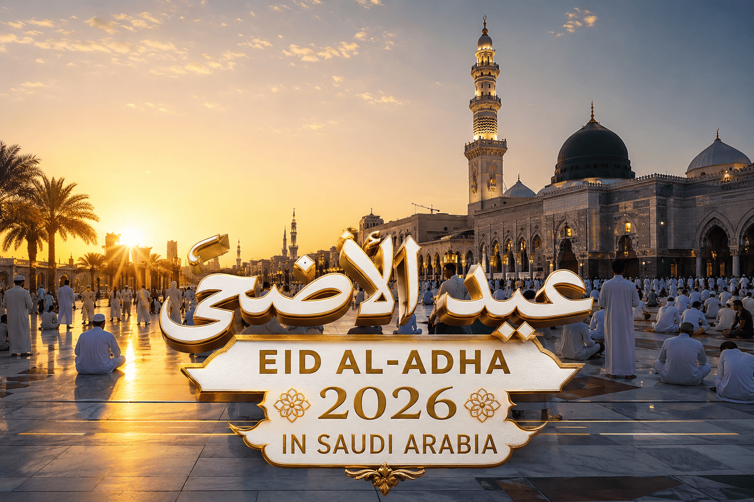 موعد صلاة عيد الأضحى 2026 في السعودية بالدقائق.. جدول التوقيت في جميع المدن بالتفصيل