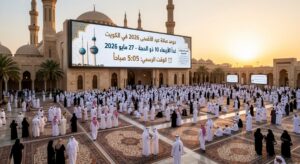 موعد صلاة عيد الأضحى 2026 في الكويت.. التوقيت الرسمي وأماكن المصليات والمساجد المعتمدة في جميع المحافظات