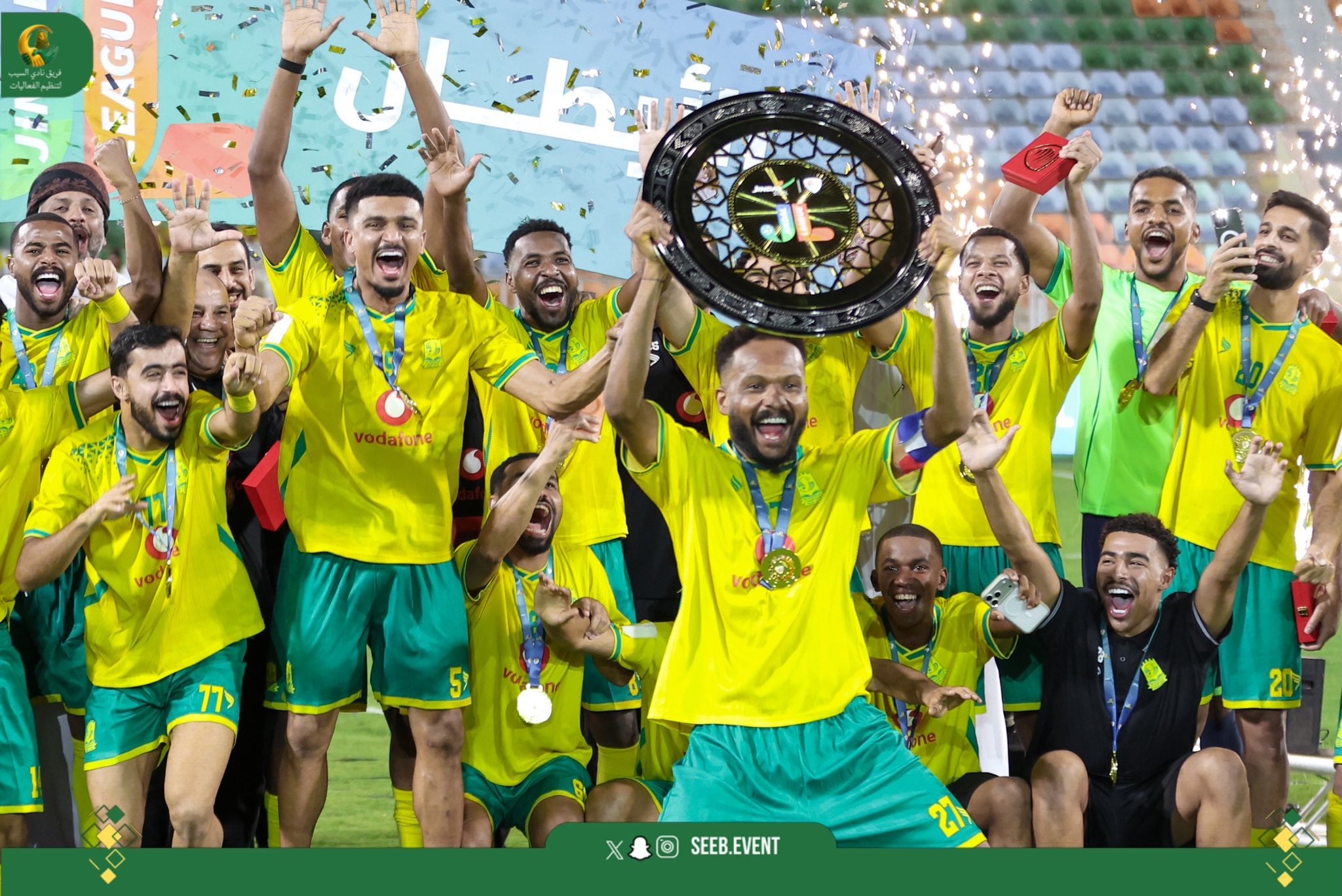 السيب يحسم لقب الدوري العُماني 2026 رسميًا بعد فوز تاريخي على عبري 7-1 ويتوج بالبطولة عن جدارة