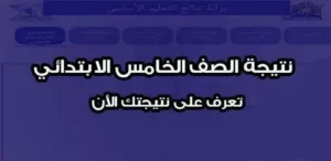 نتيجة خامسة ابتدائي القاهرة 2026 ظهرت الآن بالرقم القومي وخطوات الاستعلام عبر الرابط الرسمي