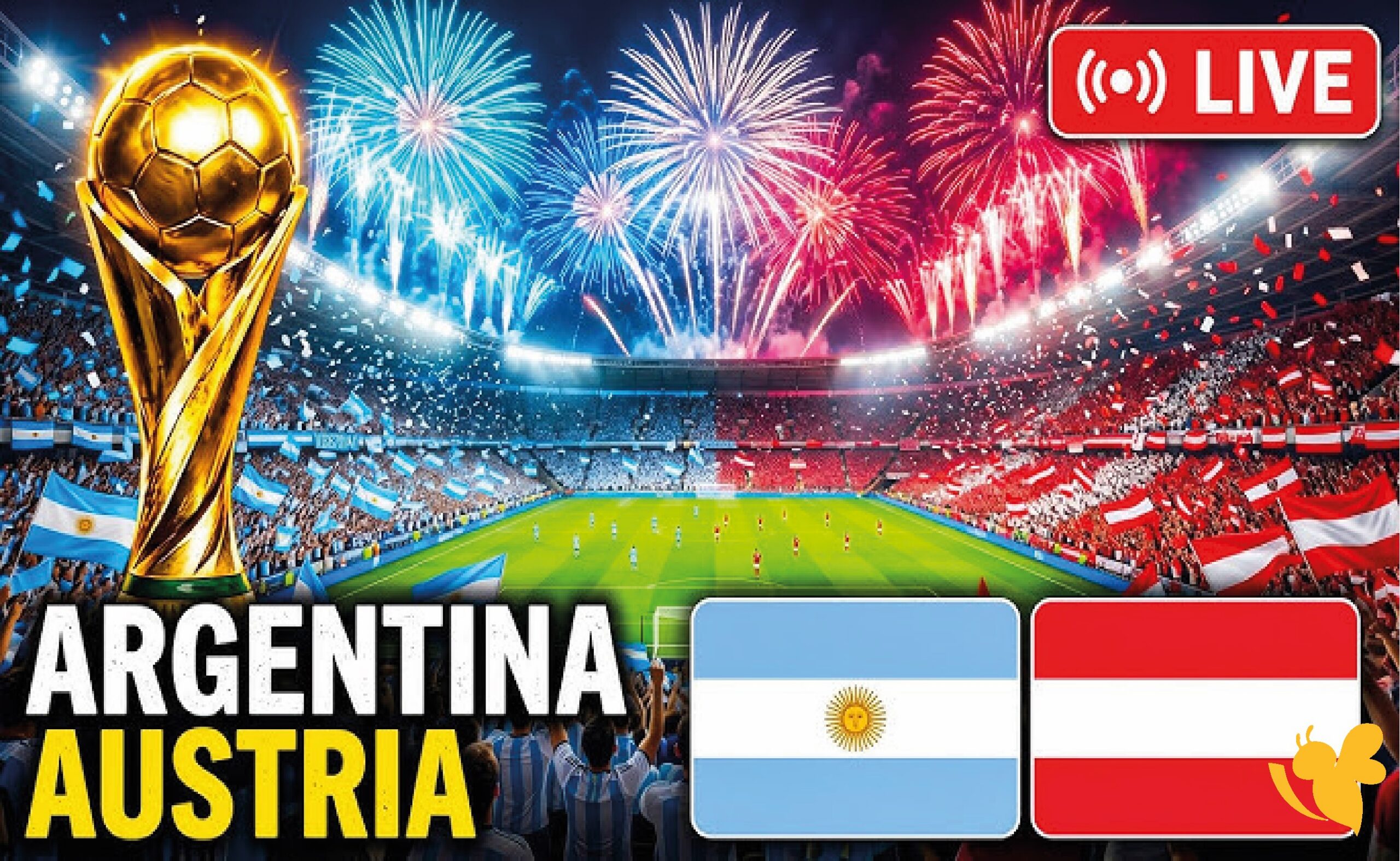 متابعة مباراة الأرجنتين والنمسا اليوم في كأس العالم 2026 بدون تقطيع وموعد اللقاء والقنوات الناقلة حصريًا الآن