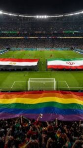 حقيقة سماح الفيفا برفع أعلام المثليين خلال مباراة مصر وإيران في مونديال 2026