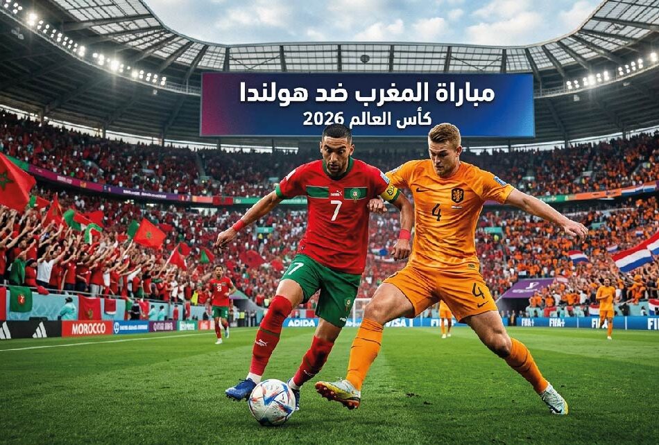 موعد مباراة المغرب وهولندا في كأس العالم 2026 والقنوات الناقلة والتشكيل المتوقع
