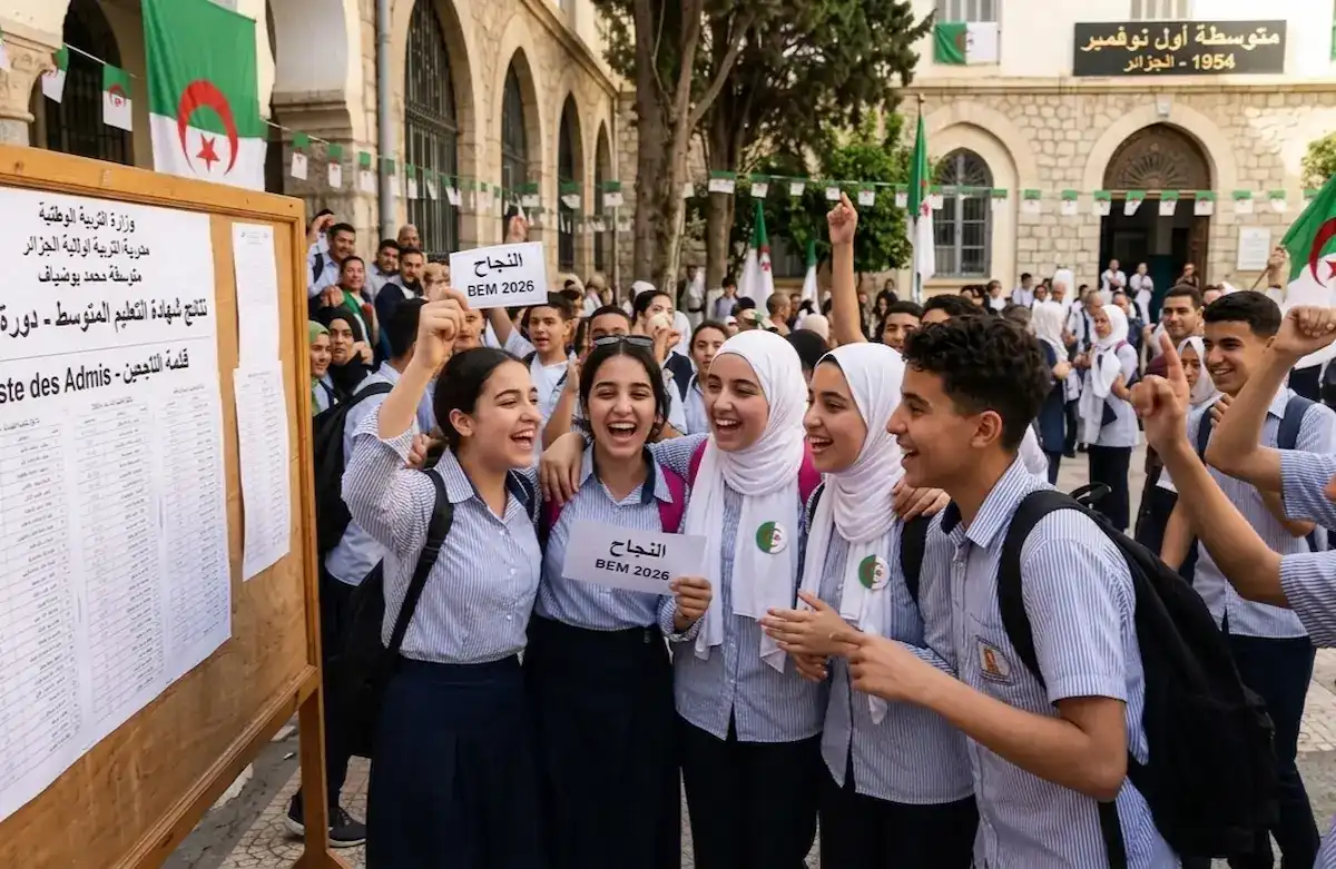 نتائج شهادة التعليم المتوسط البيام 2026 في الجزائر.. الموعد الرسمي للإعلان وكيفية الاستعلام عن النتيجة عبر الإنترنت