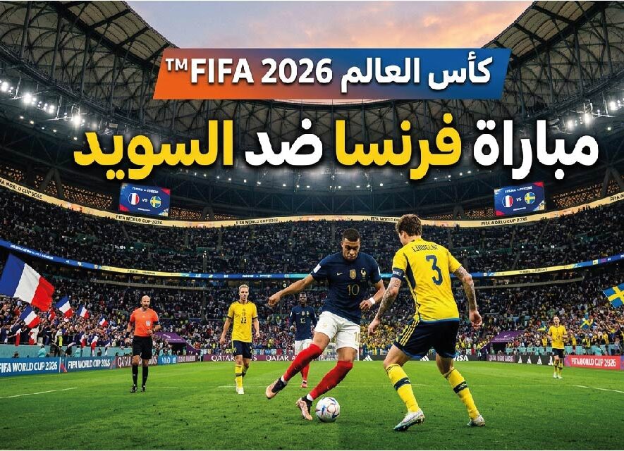 القنوات الناقلة لمباراة فرنسا والسويد اليوم في كأس العالم 2026 وموعد انطلاق اللقاء