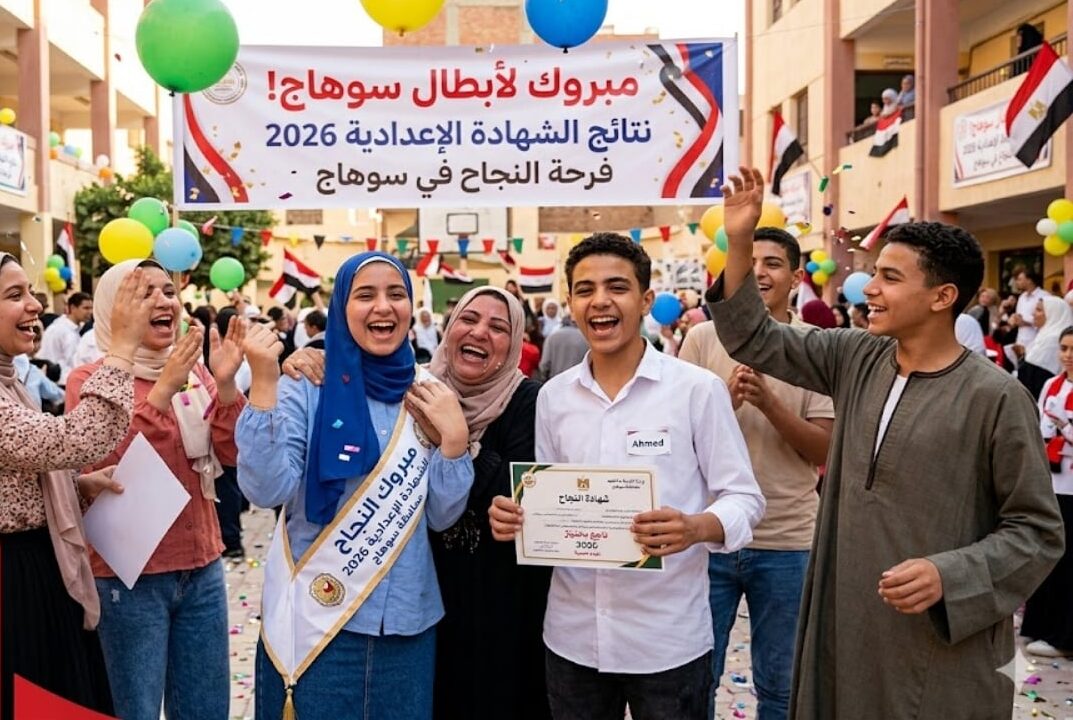 رابط نتيجة الشهادة الإعدادية محافظة سوهاج 2026 برقم الجلوس عبر البوابة الرسمية وخطوات الاستعلام الإلكتروني فور الإعلان الرسمي
