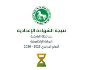 رابط نتيجة الشهادة الإعدادية محافظة الشرقية 2026 بالاسم ورقم الجلوس وخطوات الاستعلام الرسمية