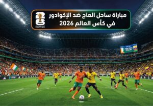 موعد مباراة ساحل العاج ضد الإكوادور في كأس العالم 2026 والقنوات الناقلة والتفاصيل الكاملة للمواجهة