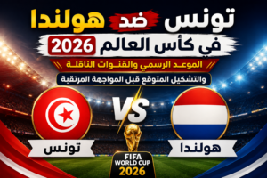 تونس ضد هولندا في كأس العالم 2026.. الموعد الرسمي والقنوات الناقلة والتشكيل المتوقع قبل المواجهة المرتقبة