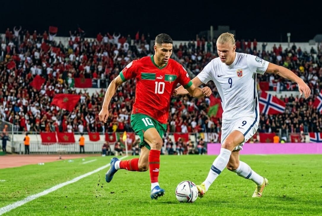القنوات الناقلة وموعد مباراة المغرب والنرويج الودية 2026 قبل كأس العالم.. مواجهة نارية لأسود الأطلس