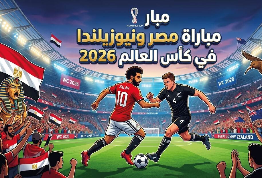 موعد مباراة مصر ونيوزيلندا اليوم في كأس العالم 2026 والقنوات الناقلة والتفاصيل الكاملة