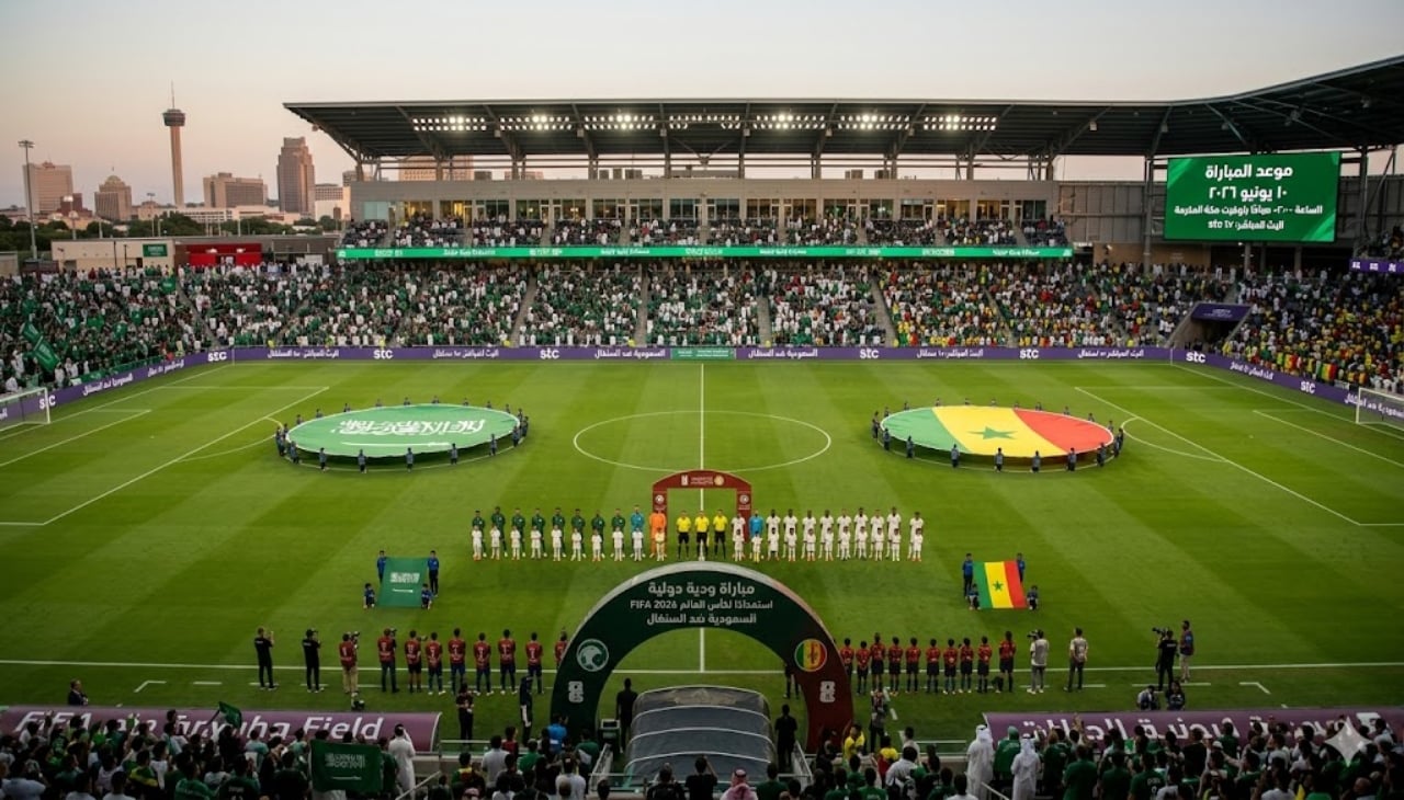 موعد مباراة السعودية والسنغال الودية 2026 والقنوات الناقلة ومجموعة الأخضر في كأس العالم قبل المونديال