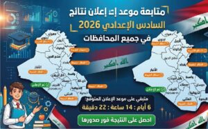 رابط نتائج السادس الإعدادي 2026 العراق.. تعرف على موعد إعلان النتائج بالمحافظات