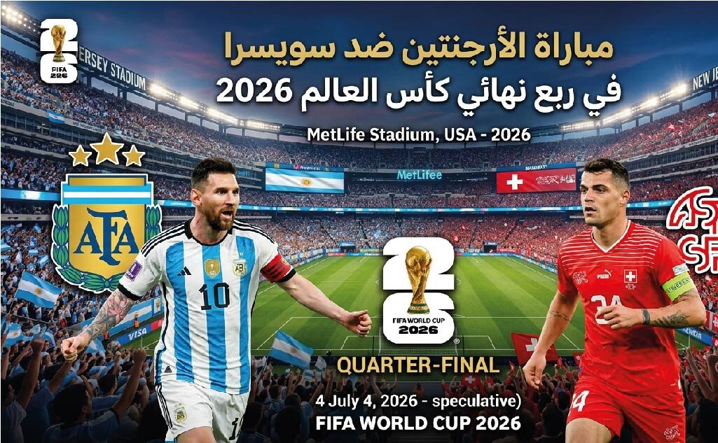 موعد مباراة الأرجنتين وسويسرا اليوم في كأس العالم 2026.. التوقيت الرسمي والقنوات