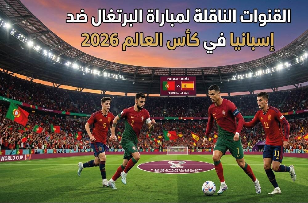 القنوات الناقلة لمباراة البرتغال ضد إسبانيا اليوم في كأس العالم 2026.. هل توجد قنوات مفتوحة؟