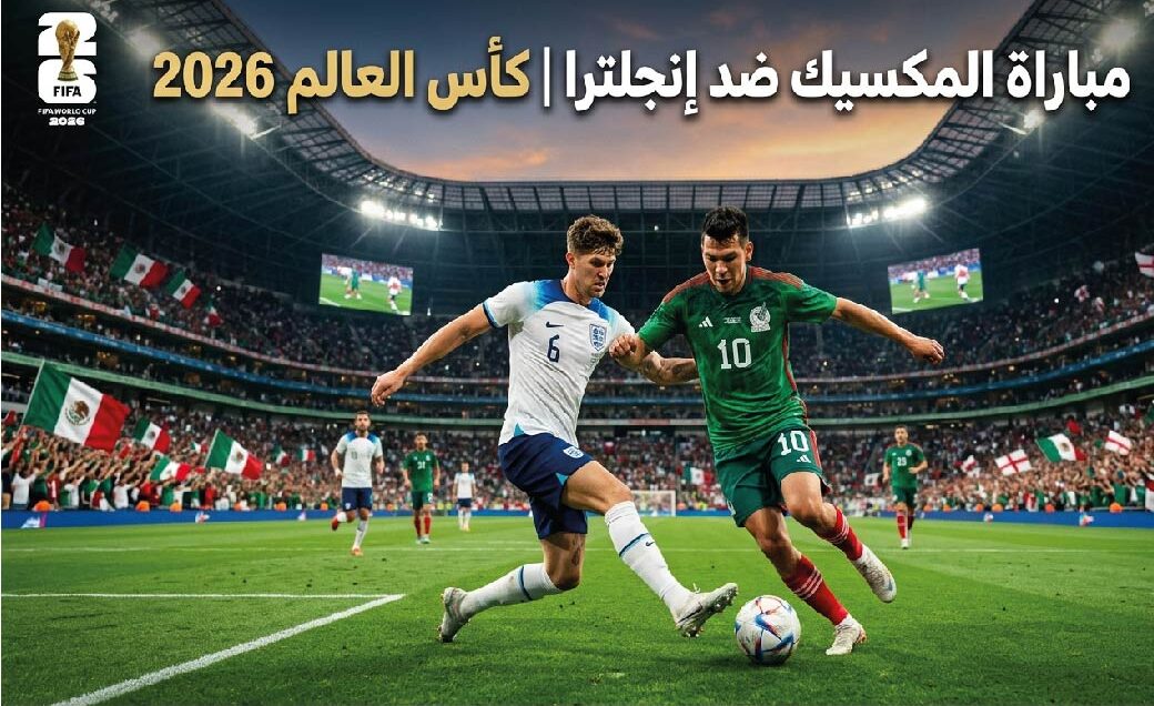 موعد مباراة المكسيك وإنجلترا في كأس العالم 2026 والقنوات الناقلة والتشكيل المتوقع