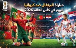 موعد مباراة البرتغال ضد كرواتيا اليوم في كأس العالم 2026 والقنوات الناقلة والتشكيل المتوقع