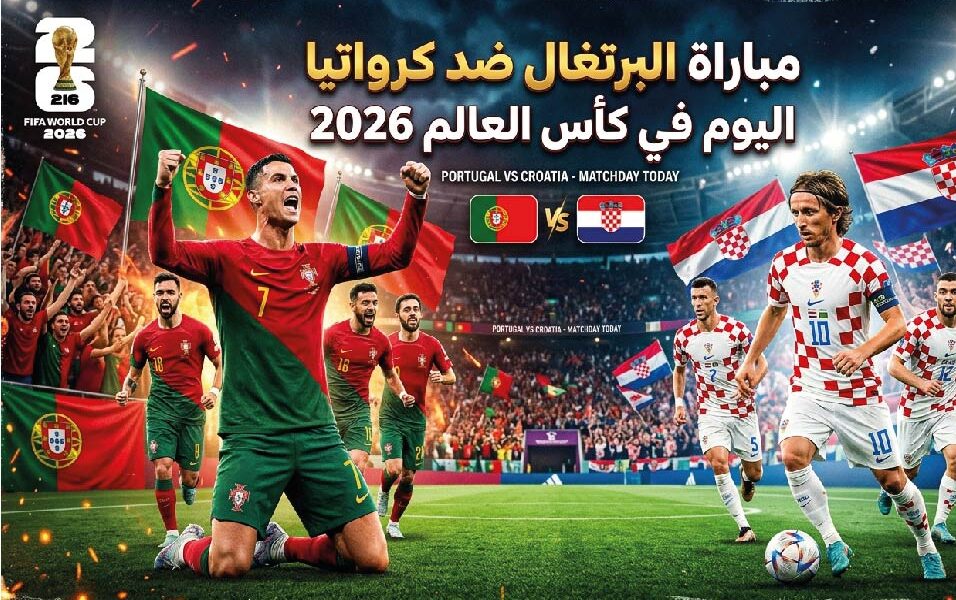 موعد مباراة البرتغال ضد كرواتيا اليوم في كأس العالم 2026 والقنوات الناقلة والتشكيل المتوقع