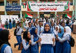 نتيجة الشهادة المتوسطة ولاية الجزيرة 2026 برقم الجلوس عبر الموقع الرسمي وخطوات الاستعلام الإلكتروني بالتفصيل