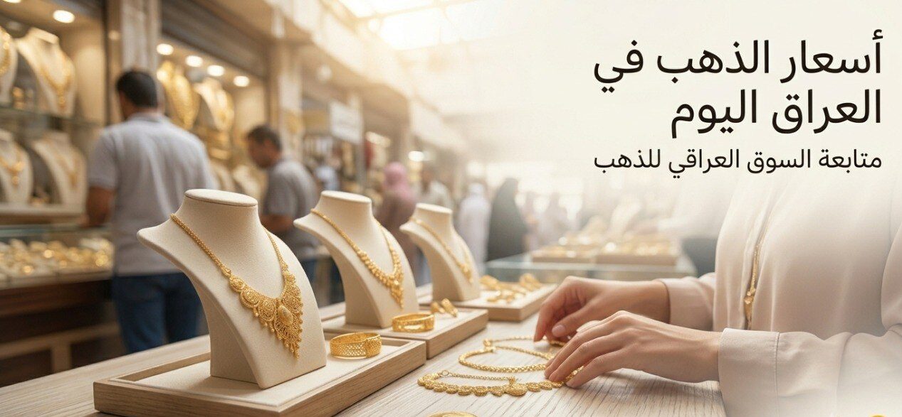 سعر الذهب في العراق اليوم الأحد 12 يوليو 2026.. تحديث جديد لعيار 21 و24 و18