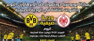 تابع الآن.. مباراة بوروسيا دورتموند ضد أوبرهاوزن اليوم في استعدادات موسم 2026-2027