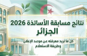 نتائج مسابقة توظيف الأساتذة 2026 الجزائر عبر المنصة الرقمية.. رابط وخطوات الاستعلام