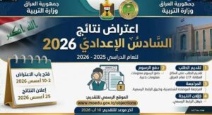 تحميل نتائج السادس الإعدادي 2026 الدور الأول PDF برابط مباشر من موقع نتائجنا ووزارة التربية العراقية