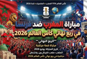 موعد مباراة المغرب ضد فرنسا في ربع نهائي كأس العالم 2026 والقنوات الناقلة