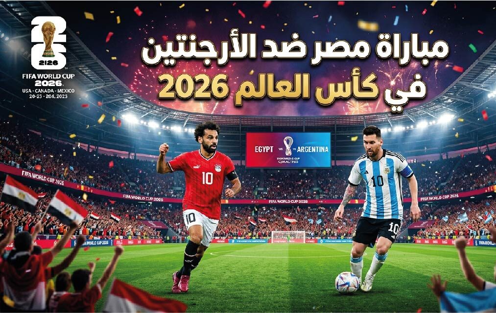 القنوات الناقلة وموعد مباراة مصر ضد الأرجنتين في مونديال 2026