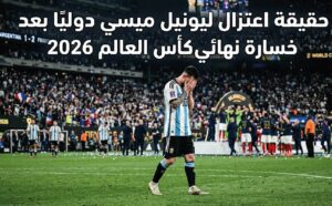 حقيقة اعتزال ليونيل ميسي اللعب الدولي بعد نهائي كأس العالم 2026