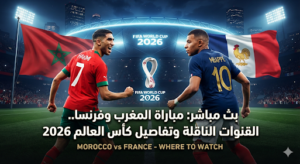 كيف تشاهد مباراة المغرب وفرنسا مجانًا؟.. القناة المفتوحة الناقلة والتردد الجديد