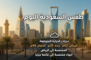 حالة الطقس في السعودية اليوم.. ارتفاع درجات الحرارة وأمطار رعدية متوقعة في مناطق متفرقة