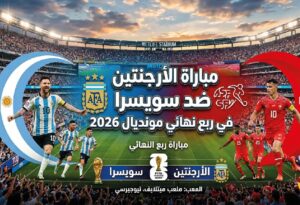 موعد مباراة الأرجنتين ضد سويسرا والقنوات الناقلة.. من يقترب من حلم لقب كأس العالم 2026؟