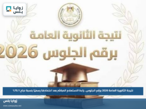 نتيجة الثانوية العامة 2026 برقم الجلوس.. رابط الاستعلام المباشر بعد اعتمادها رسميًا بنسبة نجاح 75.1%