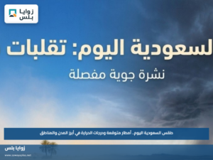 طقس السعودية اليوم.. أمطار متوقعة ودرجات الحرارة في أبرز المدن والمناطق
