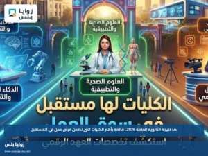 بعد نتيجة الثانوية العامة 2026.. قائمة بأهم الكليات التي تضمن فرص عمل في المستقبل