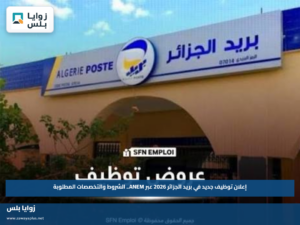 إعلان توظيف جديد في بريد الجزائر 2026 عبر ANEM.. الشروط والتخصصات المطلوبة