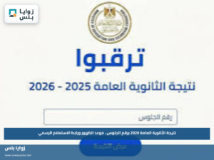 نتيجة الثانوية العامة 2026 برقم الجلوس.. موعد الظهور ورابط الاستعلام الرسمي