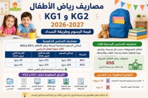 مصروفات المدارس الرسمية للغات والمتميزة 2026.. تعرف على رسوم رياض الأطفال KG1