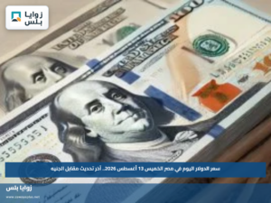 سعر الدولار اليوم في مصر الخميس 13 أغسطس 2026.. آخر تحديث مقابل الجنيه