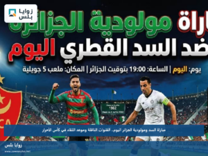 مباراة السد ومولودية الجزائر اليوم.. القنوات الناقلة وموعد اللقاء في كأس الأحرار