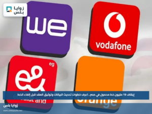 إيقاف 19 مليون خط محمول في مصر.. اعرف خطوات تحديث البيانات وتوثيق العقد قبل إلغاء الخط