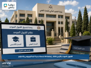 القبول الموحد بالأردن 2026.. إضافة 69 تخصصًا جديدًا للبكالوريوس والدبلوم