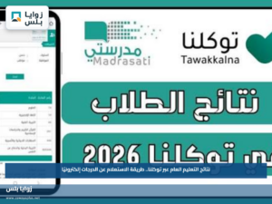 نتائج التعليم العام عبر توكلنا.. طريقة الاستعلام عن الدرجات إلكترونيًا