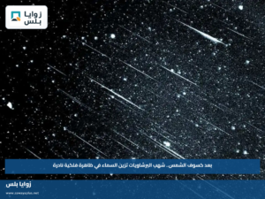 بعد كسوف الشمس.. شهب البرشاويات تزين السماء في ظاهرة فلكية نادرة
