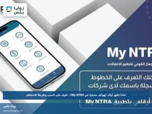 لماذا تظهر أرقام الهواتف مشفرة في My NTRA؟.. تعرف على السبب وطريقة الاستعلام