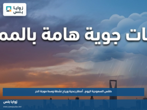 طقس السعودية اليوم.. أمطار رعدية ورياح نشطة وسط موجة الحر