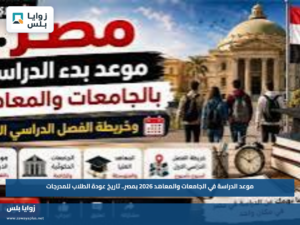 موعد الدراسة في الجامعات والمعاهد 2026 بمصر.. تاريخ عودة الطلاب للمدرجات