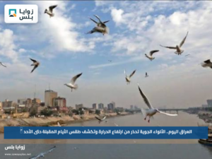 العراق اليوم.. الأنواء الجوية تحذر من ارتفاع الحرارة وتكشف طقس الأيام المقبلة حتى الأحد 